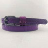 Женский ремень BT.BELT узкий uz15-008 фиолетовый