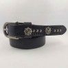 Женский ремень BT.BELT узкий uz25-010 черный
